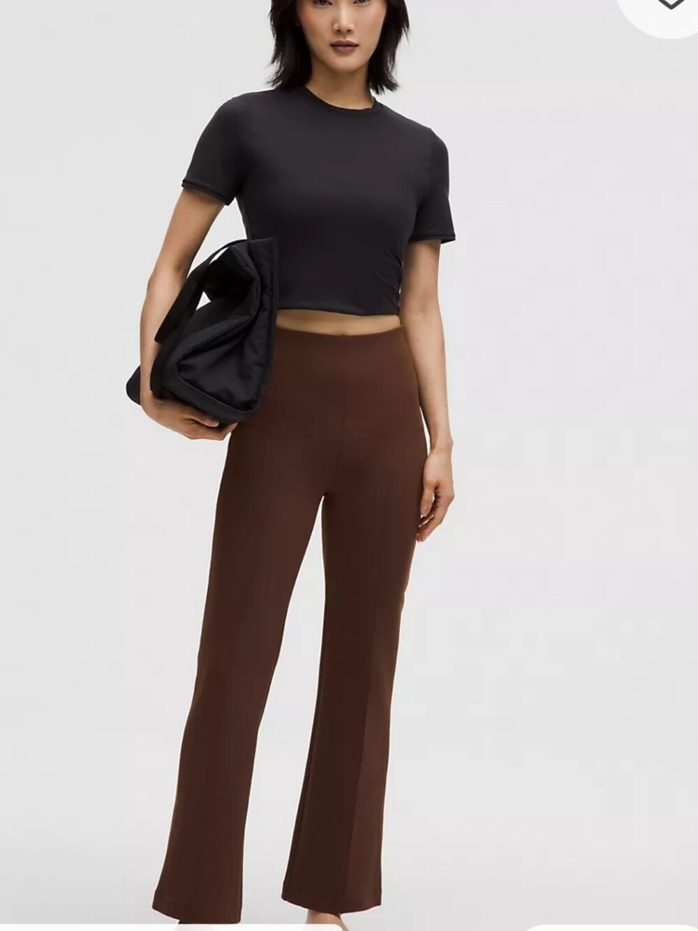 Lululemon Stretch Spacer High Rise Flare Pants Espresso Brown Size 4